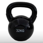 Girja kettlebell od 32 kg, crna verzija Black Edition, model Fight Line KBE-32