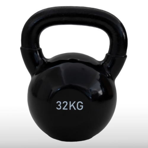 Girja kettlebell od 32 kg, crna verzija Black Edition, model Fight Line KBE-32