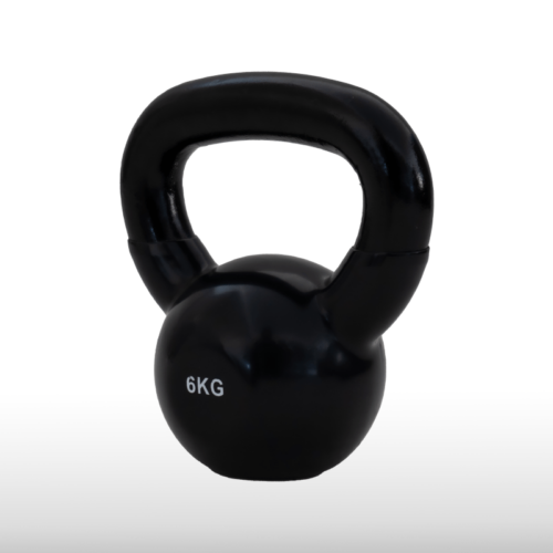 Girja kettlebell od 6 kg, crna verzija Black Edition, model Fight Line KBE-06