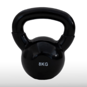 Girja kettlebell od 8 kg, crna verzija Black Edition, model Fight Line KBE-08